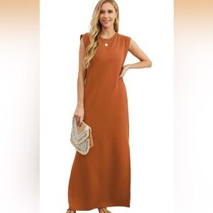 NWT!!! Size 3XL Maxi Loose Spilt Vacation Dress with Pockets